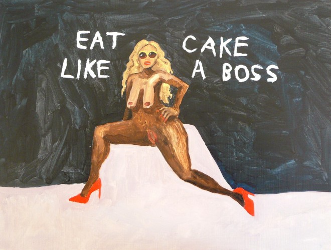 Eat Cake Like a Boss by Rachael Rebus_Image courtesy of the artist