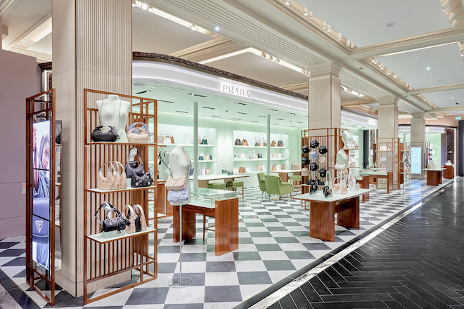 PRADA revamps its Harrods Boutique with the launch of an exclusive new ...